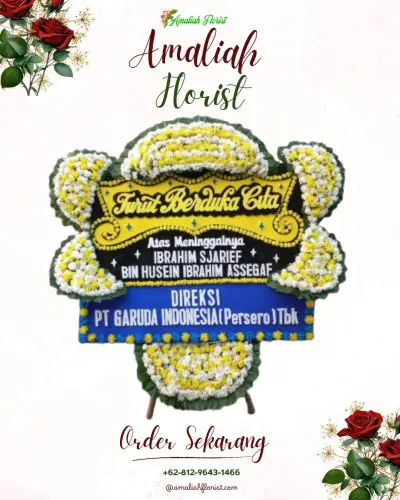 Papan Bunga Duka di Cicareuh