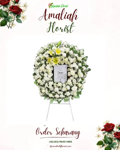 Krans Bunga Duka Cita di Cicareuh